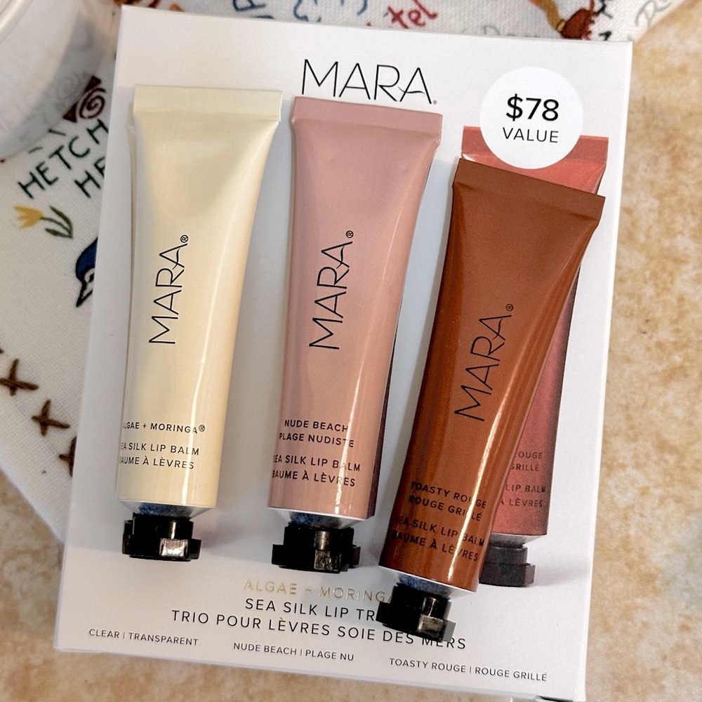 Mara Sea Silk Lip Trio NWT - Picture 3 of 6